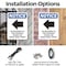 Signmission No Deliveries To This, 7 in W x Rectangle, Plastic OS-2PACK-NS-P-710-V-14477 - alternate 2